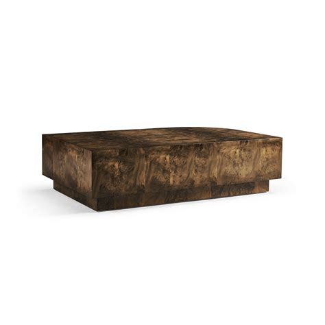 Jonathan Charles Fine Furniture Jacques Solid Wood Block Coffee Table ...