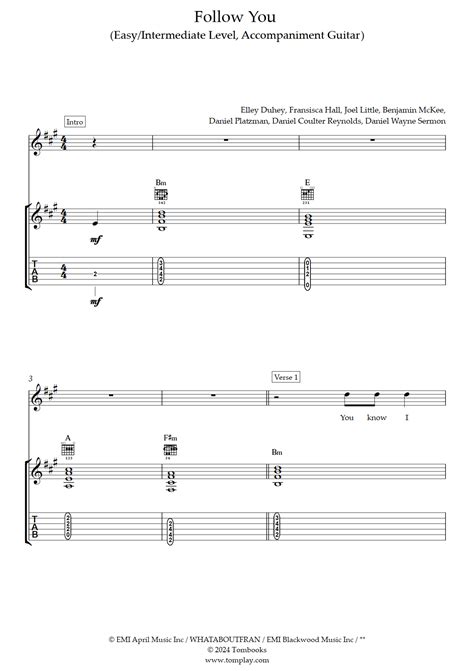 Image result for Follow Me Guitar Tutorial