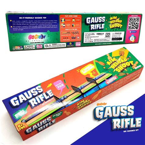 Gauss Rifle – DIY Magnetic Science Kit for Kids 8–12 – Be Cre8v