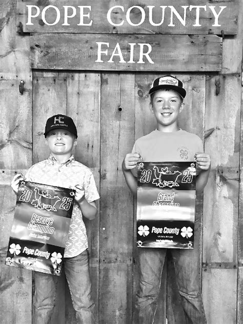 Pope County Fair 2025 4-H News release - Pope County Tribune