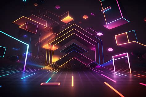 Neon Lights Set Background Graphic by Motin · Creative Fabrica