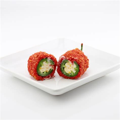Flamin' Hot Cheetos Breaded Jalapeño Poppers - DudeFoods.com - Food ...