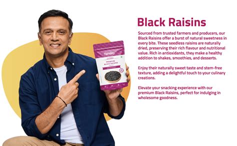 Farmley Black Raisins Seedless I 200 g, Pack of 1 I Kishmish, Dry ...