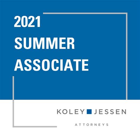 I am pleased to announce I have accepted a Summer Associate's position ...