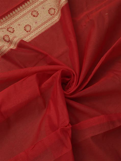 Pink Banarasi Cotton Silk Meenakari Saree - Luxurionworld
