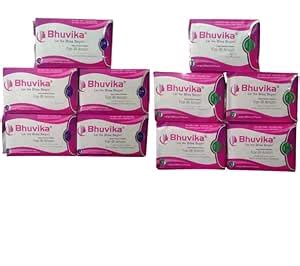 Buy Bhuvika Organic Biodegradable Smart Sanitary Pads Combo 5 Large ...