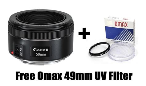 Canon EF 50mm f/1.8 STM Lens with UV filter – The Camerashop