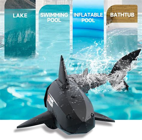 Buy Remote Control Shark Toys for 3 4 5 6 Year Old Boys- Alpharev A801 ...