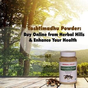 Herbal Hills Yashtimadhu Powder Edible Licorice (100 Gram Pack of 2 ...