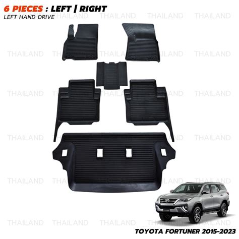 For Toyota Fortuner Suv 4x4 4x2 2015 '23 LHD Rubber 3D Floor Mat ...