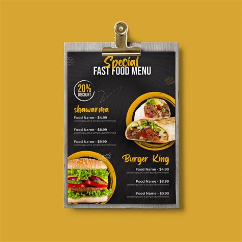 Restaurant Menu Design 的图像结果