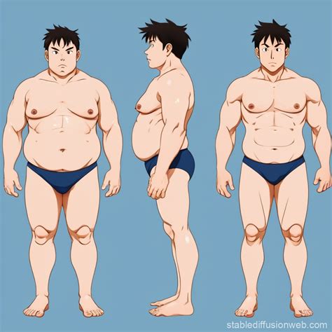 Anime Weight Gain Sequence | Stable Diffusion Online