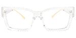 Drayton Square Crystal Glasses | Zeelool Glasses