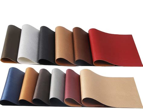 12 Colors Pearly PU Leather Fabric Shiny Leather Canvas Back 8" x 12 ...