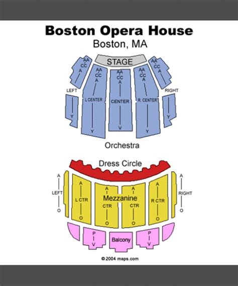 Image result for Boston Opera House Seating Chart