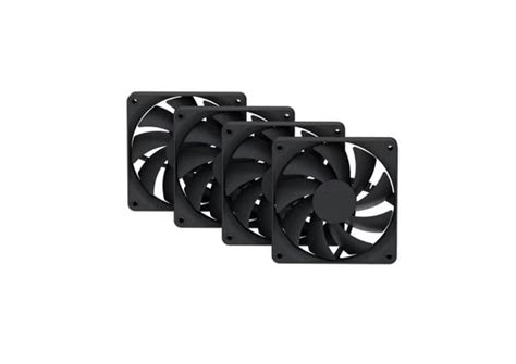 Buy HYTE FA12 120mm Non RGB Cabinet Fan ( Pitch Black ) ( Pack Of 4 ...