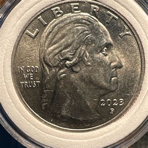 2023 P Edith Kanakaole US Women Quarter Error Coin Nose Wart Die Chip ...