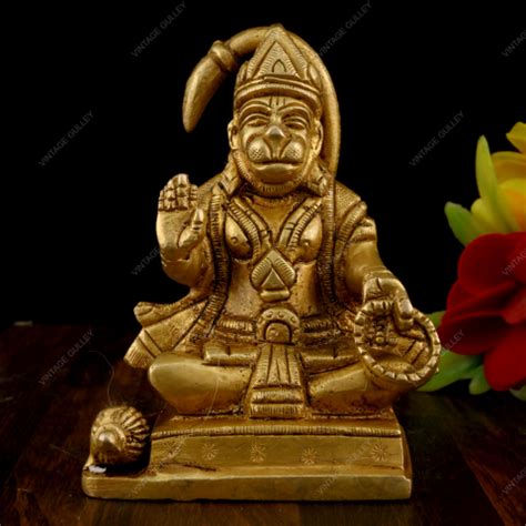 Brass Lord Hanuman Ji Idol | Garuda Life