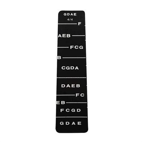 Buy QKP 1pcs Fretboard Fingerboard Fret Finger Chart Guide Label ...