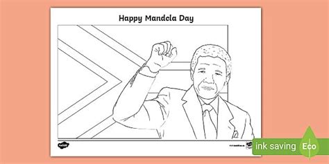 Grade 3 Life Skills Term 2 Happy Mandela Day Colouring (CAPS)