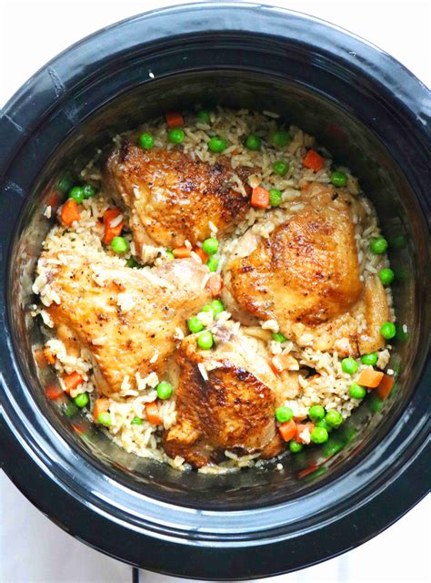 Crock Pot Chicken Thighs And Rice Soup at Evelyn Ayala blog