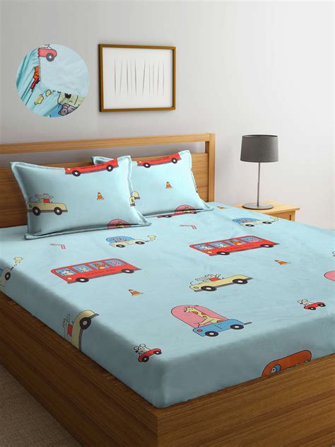 Super Soft Fitted Double Bedsheet King Size by ARRABI – ARRABI.IN