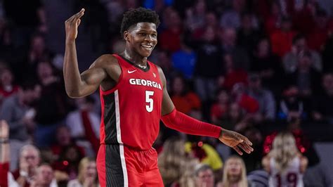 Georgia freshman Anthony Edwards announces plans to enter NBA Draft ...