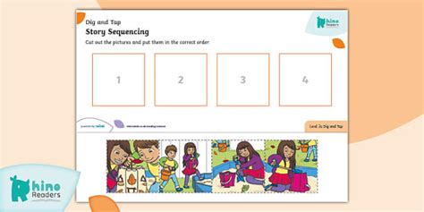 Level 2a Dig and Tap: Story Sequencing (teacher made)