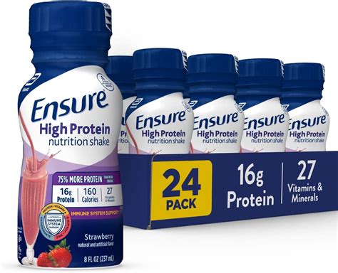 Amazon.com: Ensure High Protein Nutritional Shake, 16g Protein, Meal ...