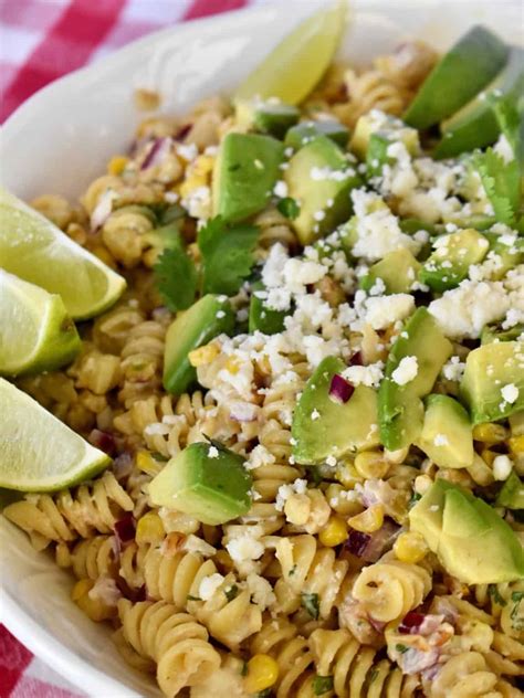 Elote Pasta Salad (Mexican Street Corn Pasta Recipe) - This Delicious House