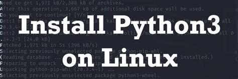 Image result for Python 3 Linux Install