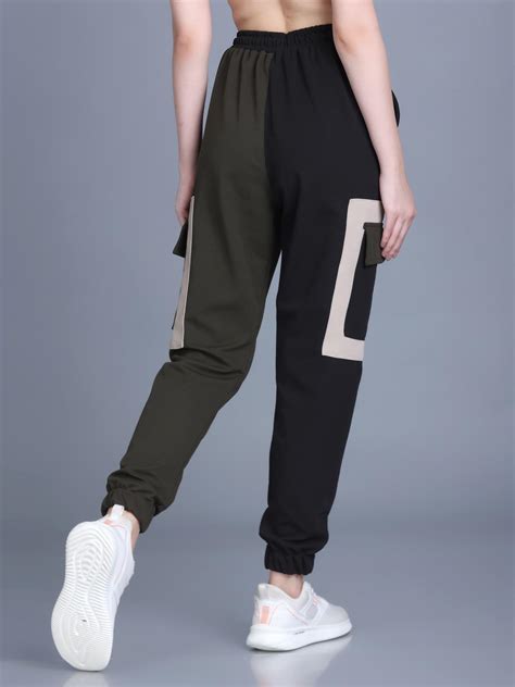 Women Color Block Baggy Fit Joggers - Arthur – The Dance Bible