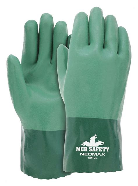 6912L, MCR SAFETY NeoMax, Chemical-Resistant Gloves - 13V964|6912L ...