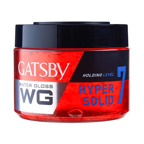 Gatsby Japan Water Gloss - Hyper Solid, Wet Look Hair Gel, Shine Effect ...
