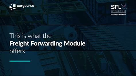 CargoWise Tutorial 的图像结果