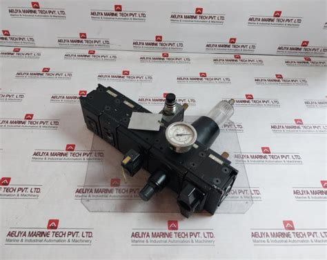 Aventics 0821300977 Pneumatic Frl Unit With Valve Manifold 16 Bar 0821 ...