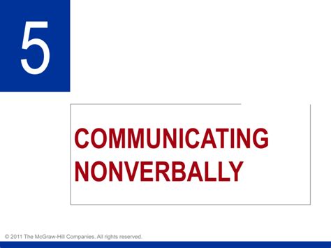 Nonverbal Communication: Channels, Culture, & Skills