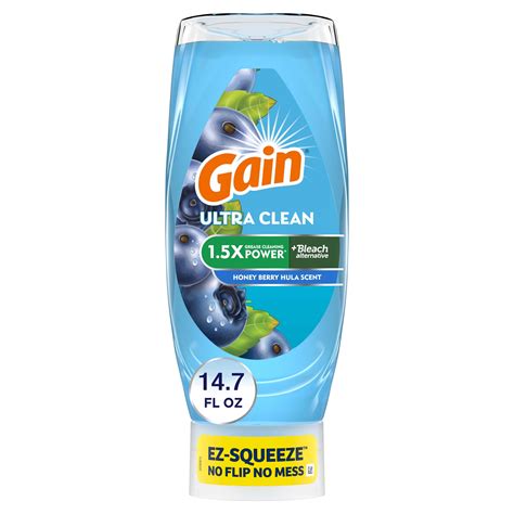 Gain EZ-Squeeze Dishwashing Liquid Honeyberry Hula 14.7 fl oz Powerful ...