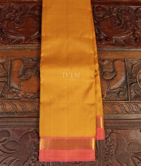 Buy Yellow Kanjivaram Silk Saree T501231