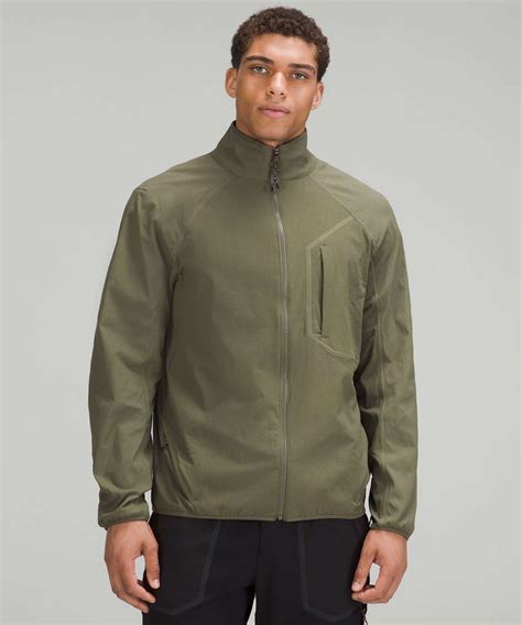Lululemon Fleece Hiking Zip Up - Medium Olive - lulu fanatics