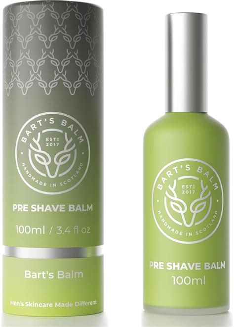 BART'S BALM Handmade In UK Pre Shave Oil 100ml - 100% Natural Pre ...