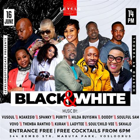 Black & White Elegance , Levels Rooftop Cafe, Vosloorus, 16 June to 17 ...