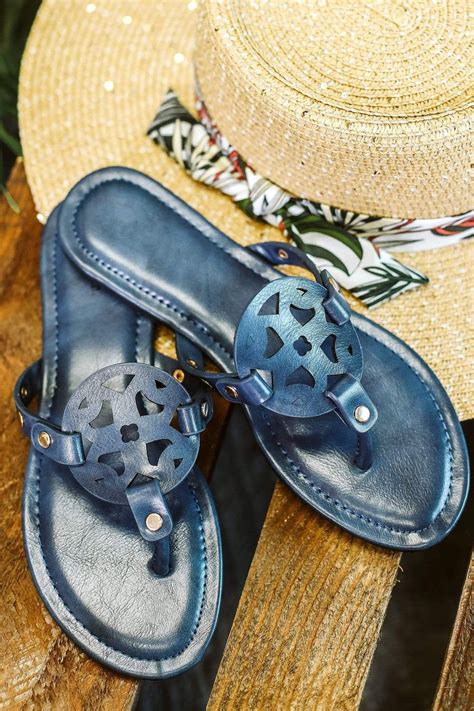 Womens Blue Sandals Flat at Ramon Greene blog