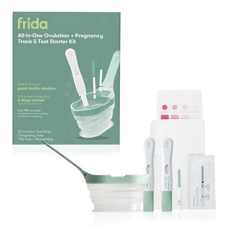 Amazon.com: Frida Fertility Ovulation and Pregnancy Test Kit | Easy At ...