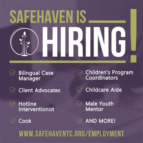 SafeHaven of Tarrant County on LinkedIn: #hiring