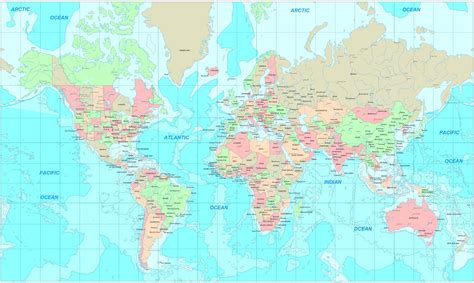 Image result for Map of World Map