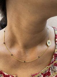 Thumbnail for Goodluck Evil Eye Gold Plated Mangalsutra ...