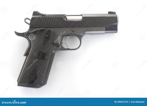 Large 9mm Pistol stock image. Image of 1911, pistol, kimber - 29031375