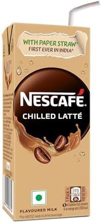 Nescafe Ready To Drink Coffee Flavoured Milk, Iced Latte, 180 ml Tetra ...