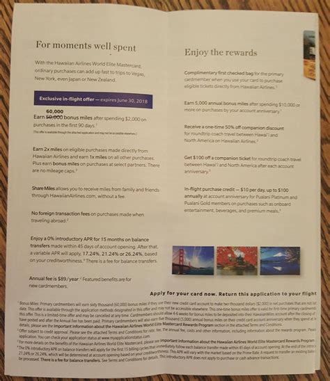60,000 Hawaiian Airlines After 1 Purchase Mile Credit Card Bonus [In ...
